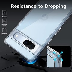 Case for Google Pixel 7a 6.1-Inch 2023, Shockproof Bumper Cover, Anti-Scratch Ha