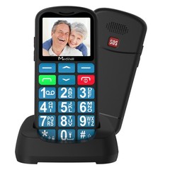 Big Button Mobile Phone SOS for Elderly Senior Cell Phone (Blue) – OPEN BOX
