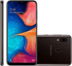 New Sealed-Samsung Galaxy A20 SM-A205U 32GB+ 3GB Black 6.4&Prime; Unlocked Smartphone