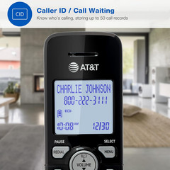 3-Handsets Landline Home Phone with Caller Id/Call Waiting, Cordless Phone DECT