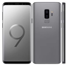 Samsung Galaxy S9+ Plus SM-G965F/DS 256G DUAL SIM Unlocked Smartphone Silver US