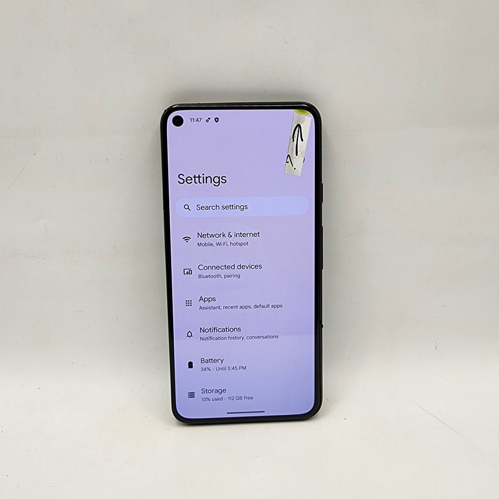 Google Pixel 5 5G UW GD1YQ 128GB Just Black (CDMA/GSM Unlocked)