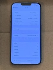 Apple iPhone 13 Pro Max 128GB Sierra blue Unlocked A2484 READ