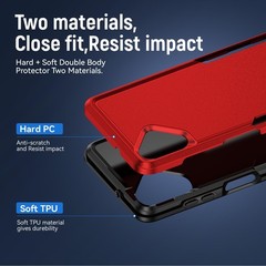 Samsung Galaxy A06 Case with Screen Protector, Slim Fit Bumper Hybrid Heavy Duty