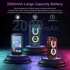 Global Version Unihertz Jelly Star 3.0 » Mini Phone Android 13 NFC 256G LedLight