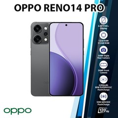 OPPO Reno14 Pro 5G Android Cell Phone (GREY/12GB+512GB/Dual SIM/Unlocked)
