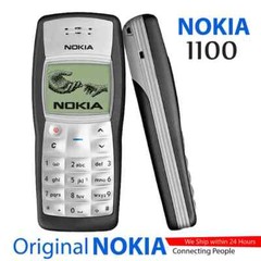 Cellphone Nokia 1100 Original Mobile Phone GSM 900/1800MHz – Black/White/Blue