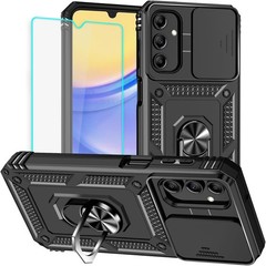 1. For Galaxy A15 5G Case, Military Grade 20ft Drop Tested Shockproof Black 2.