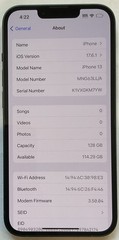 NICE USED GSM UNLOCKED GREEN iPhone 13, 128GB A2482 MNG63LL/A WITH 89% BATTERY