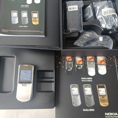 UNLOCKED – GENUINE NOKIA 8800 CLASSIC SILVER 2G GSM MOBILE PHONE Made in Germany