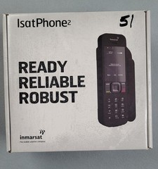 Inmarsat IsatPhone 2 – COMPLETE IN BOX – Unlocked – 2x Batteries & Faraday Bag