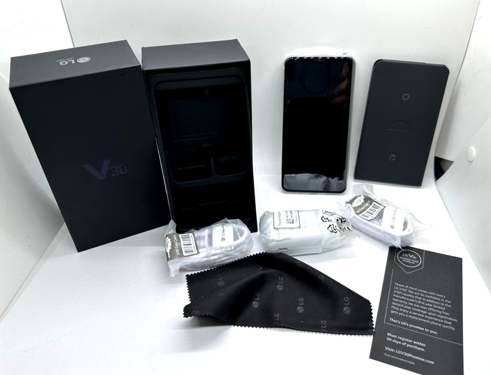 LG V30 VS996 64 GB Android 9 Verizon Only (Wi-Fi + 4G) Silver w DAC New Open Box