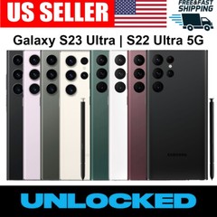 NEW Samsung Galaxy S23 Ultra S22 Ultra S22+ S22 5G SM-S918U SM-S908U Unlocked US