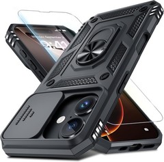 Screen Protector & Camera Lens Protector for iPhone 14 Pro Max, Heavy Duty Case