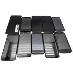 Lot of 10 Android Smartphones Alcatel 3V 1X 3H Plus Pop C5 Revvl 4 No Power READ