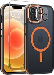 Magnetic 3 in 1 for iPhone 14 Case with 1x Screen Protector + 1x Camera Cover