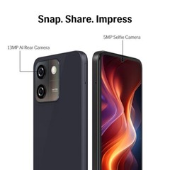 Lava O3 Factory Unlocked Dual SIM 6.75&Prime; HD+ Display-4GB RAM 64GB STORAGE-BLACK