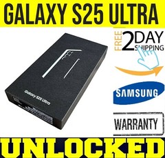 SAMSUNG GALAXY S25 ULTRA – 256GB – SM-S938U1 BLACK (FACTORY UNLOCKED) ❖SEALED❖