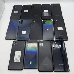 Lot of 14 Samsung Galaxy A Series Model Smartphones. FOR PARTS/ REPAIR – (G15:4)
