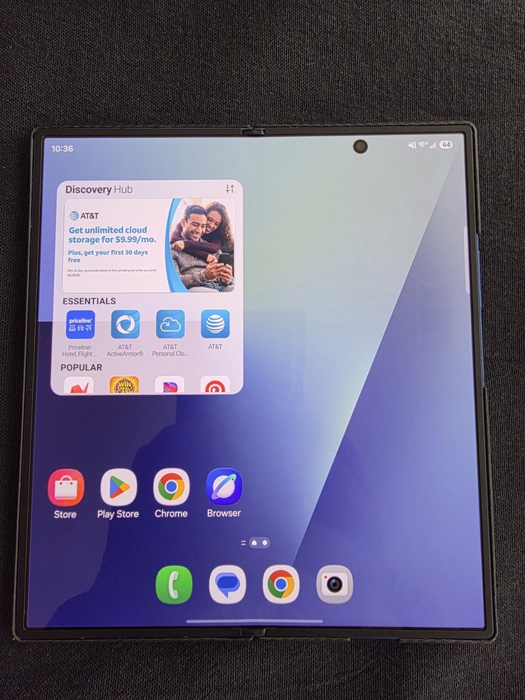 Samsung Galaxy Z Fold 7 256GB Blue Unlocked (With Bundle) Next Day Shipping
