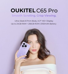 OUKITEL C65PRO Smartphone 8GB+256GB 5150mAh Dual SIM 6.7&Prime; Android 15 GPS