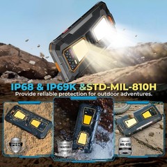 OUKITEL WP58 Pro 5G Rugged Phone 24GB+256GB Android 15 10000mAh 6.7&Prime; Display NFC