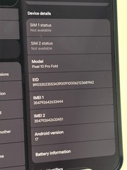 Unlocked Google Pixel 10 Pro Fold GA10091 256GB BH97% Moonstone