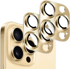 2PCS Camera Lens Protector for iPhone 12 Pro, Metal Aluminum, Anti-Scratch