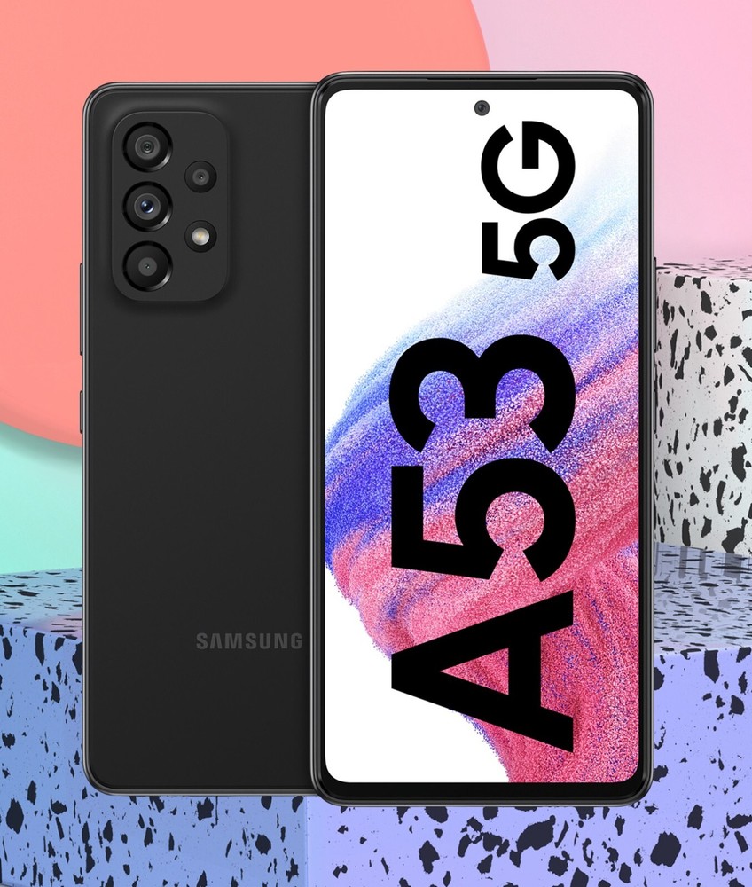 Samsung Galaxy A53 5G 128GB Black SM-A536 Unlocked T-Mobile Verizon Xfinity B+