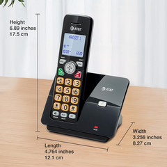 3-Handsets Landline Home Phone with Caller Id/Call Waiting, Cordless Phone DECT