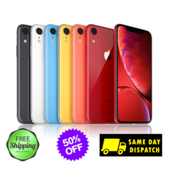 Apple iPhone XR 64GB (GSM + CDMA) Unlocked Verizon T-Mobile iOS Wi‑Fi LTe