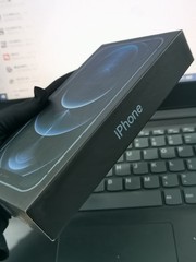 Boxed – iPhone 12 Pro Max 128/256/512GB (Unlocked) with FACE ID – Pacific Blue