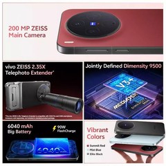 vivo X300 5G Factory Unlocked-GLOBAL 200MP 6.31&Prime; OriginOS-6 « NO TARIFFS IN USA »