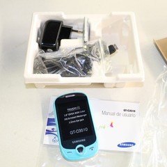 Rare Vintage Samsung GT-C3510 Genoa Sky Blue Smartphone GSM Movistar In Box