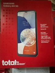 Locked Prepaid Total Samsung Galaxy A14 5G – 64 GB – Black