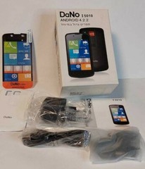 SOS Button Unlocked Android 4.2.2 Smartphone White 4&Prime; GSM900/850 Dual Sim GPS