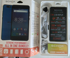 Schok Freedom Turbo 5.0&Prime; 16GB 13MP 4G LTE Android Unlocked Smartphone