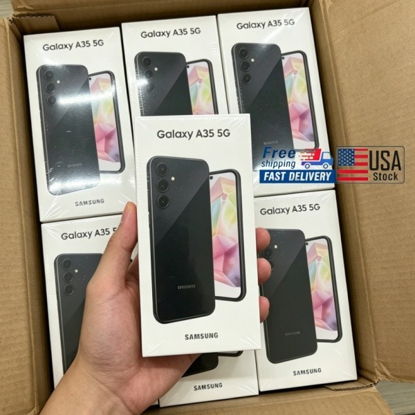 📱Brand New Samsung Galaxy A35 5G SM-A356U1 128GB GSM CDMA Unlocked – Navy USA