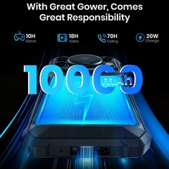 Global FOSSiBOT F110L 4G LTE Rugged Phone Android 15.0 Outdoors Big Speaker 50MP