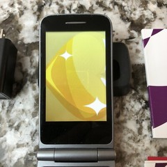 Alcatel Jitterbug Flip2 Phone for Seniors Large Screen Big Buttons Simple Me