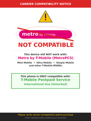 T-Mobile Revvl 6 5G TMAF025G 64GB Blue (T-Mobile/Unlocked) – No Metro