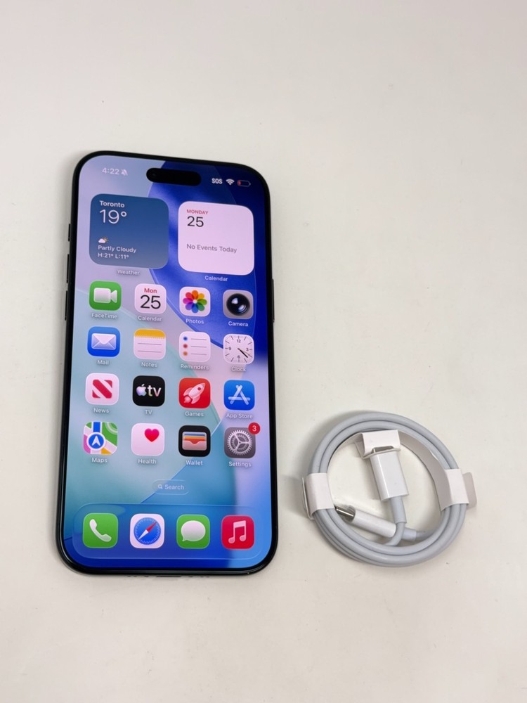 Apple iPhone Air (A3260) – 512GB Unlocked Space Black – 100% Battery – Open Box