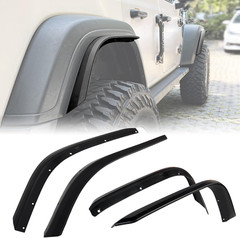 Front & Rear Fenders Compatible with 2018-2024 Jeep Wrangler JL & JLU Unlimited