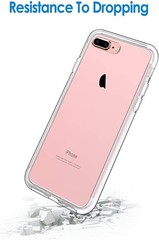 Case for iPhone 8 Plus and iPhone 7 Plus 5.5-Inch, Clear Anti-Scratch Bumper Cov