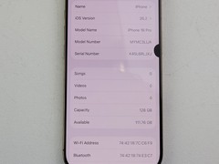 Apple iPhone 16 Pro (A3083) 128GB – Desert Titanium (Unlocked) – *DISPLAY SPOT*