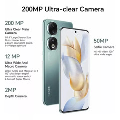 New Original Honor 90 256GB+16GB Dual SIM 6.7&Prime;200MP 5000mAh NFC smartphone