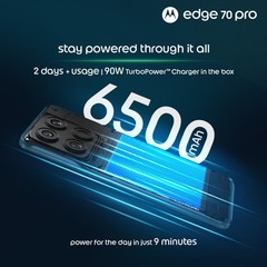 MOTOROLA edge 70 pro (Lily white 8GB, 256GB) Dimensity 8500 NFC Global Version.