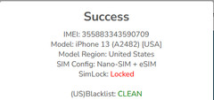 Apple iPhone 13 A2482 MLML3LL/A 6.1&Prime; Midnight 128GB TracFone/StraightTalk Locked