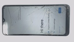 REVVL 6 TMAF025G Cellphone (Blue 64GB 4GB) MetroPCS CRACKED/NICKED/RESIDUE