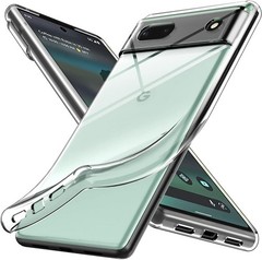 Crystal Clear Google Pixel 6a Case Soft Slim Fit Transparent TPU Protective Cove